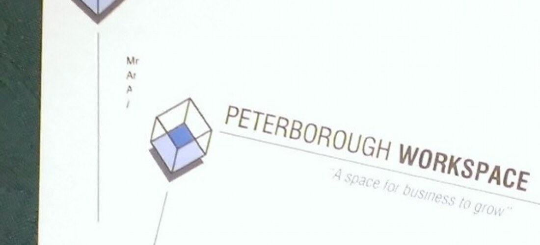 Ascot Graphics - branded letterhead design with cube logo motif